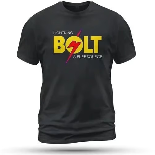 Lightning Bolt T-Shirt Funny Size S-2XL Made in USA