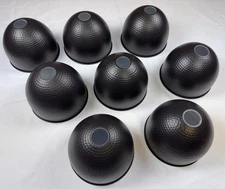 Lot of 8 Hanging Pendant Light Shades Hammered Metal LOWES 7.75”Dia. x 5.5”Tall