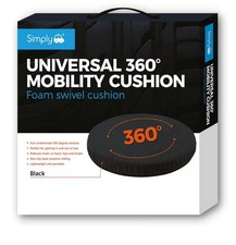 Mobility Swivel Cushion Foam 360° Movement Non Slip Base & Removable Cover