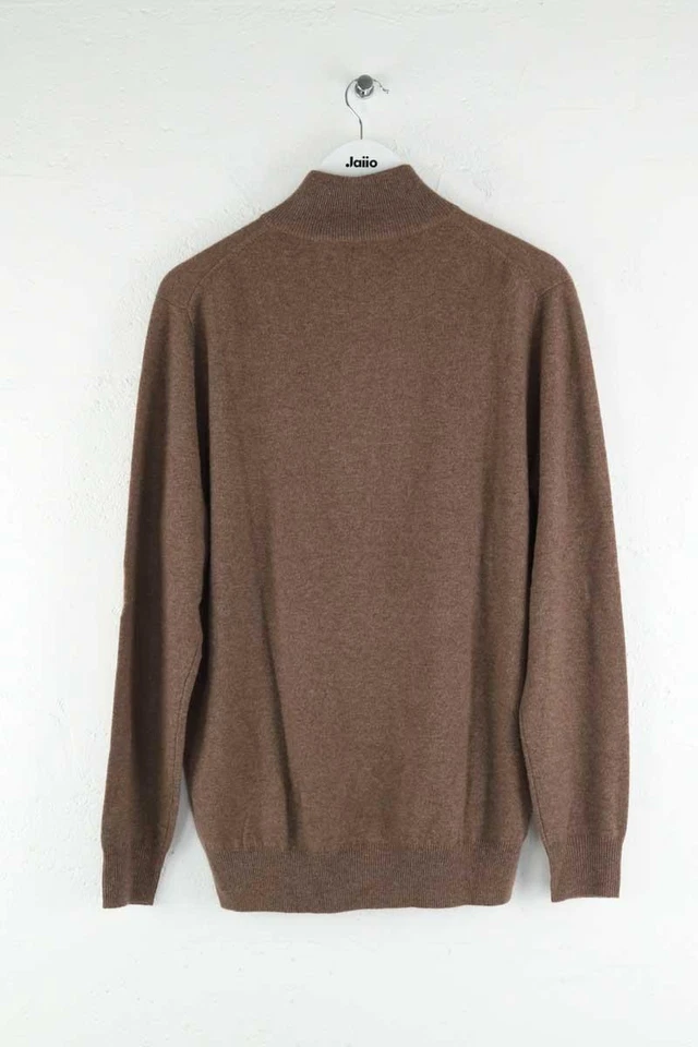 Pull en cachemire marron Figaret L - Photo 3/4