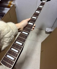 20 frets Black electric bass neck Maple Bass 34inch rosewood block Inlay
