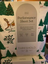 400 Thread Count Holiday Performance Sheet Set - Threshold Full Size