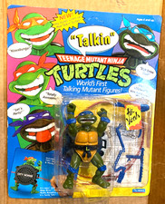 VTG. 1991 TMNT  TALKIN Teenage MutanT  leonardo  UNPUNCHED NEW GRADEABLE
