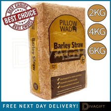 PILLOW WAD BARLEY STRAW QUALITY DRIED SMALL ANIMAL PET NATURAL BEDDING FEED NEW