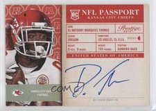 2014 Panini Prestige NFL Passport Signatures De'Anthony Thomas #17 Auto 0c2