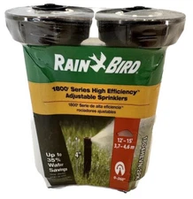 Rain Bird 1800 Series Adjustable Sprinklers High Efficiency 2 Pack 1804HEVN-2PK