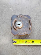 Velvac 68L-3 Fuel Tank Filler Brass Gas Cap Locking No Key