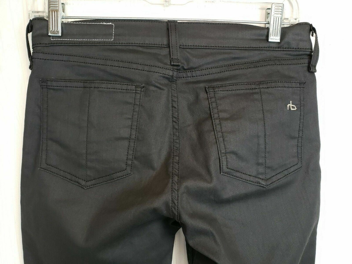 rag & bone Jeans Sz 27 *Legging* Black Resin 