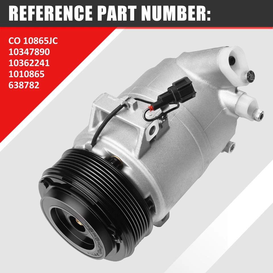 Compresor de aire acondicionado para Nissan Pathfinder 2005-2011 2012 para NV1500 2012-2019 4,0 L Foto 4 de 4