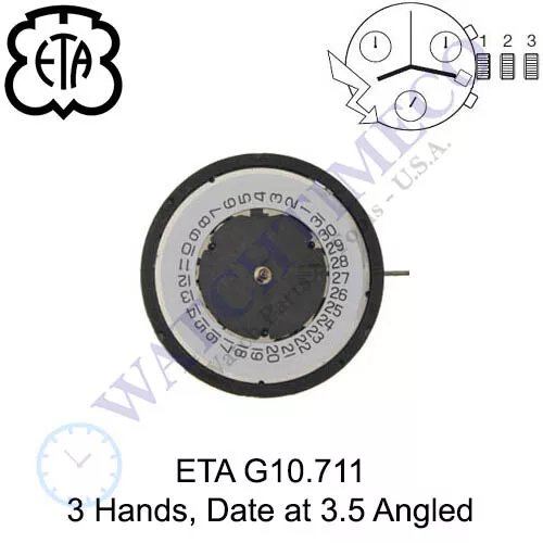 Eta g10 711 movement sales