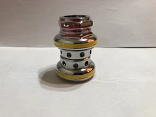 NOS ORIGINAL 80's YST OR TANGE MX3 HEADSET YELLOW CHROME OLD SCHOOL BMX GT HUTCH