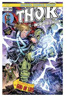 THOR #25 SDCC EXCLUSIVE KEN LASHLEY HULK 181 HOMAGE LTD #185/1000 + COA