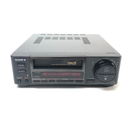 Vintage SONY Video 8 8mm video cassette player recorder EVA50 eBay