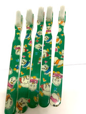 5-PACK FUN Vintage NEW Designer Toothbrush By Alan Stuart New York