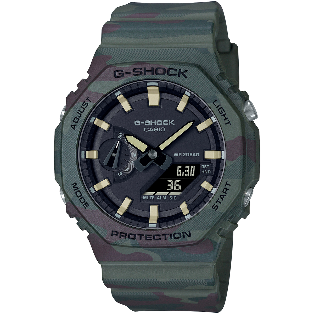 CASIO G-SHOCK GAE-2100WE-3AJR Green Adventurer Watch CORDURA