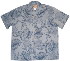 Paradise Found Men's Monstera Palm Hawaiian Shirt