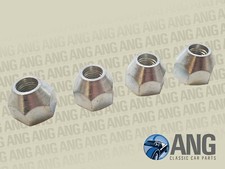 TRIUMPH TR6 (TO CP/CC50000) STEEL ROAD WHEEL NUTS x 4 (109586)