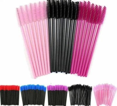 Disposable Mascara Wands Eyelash Brushes Eyebrow Spoolie Brush Cosmetic Kit