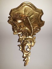 ENCOIGNURE ETAGERE FEUILLES D'ACANTHE