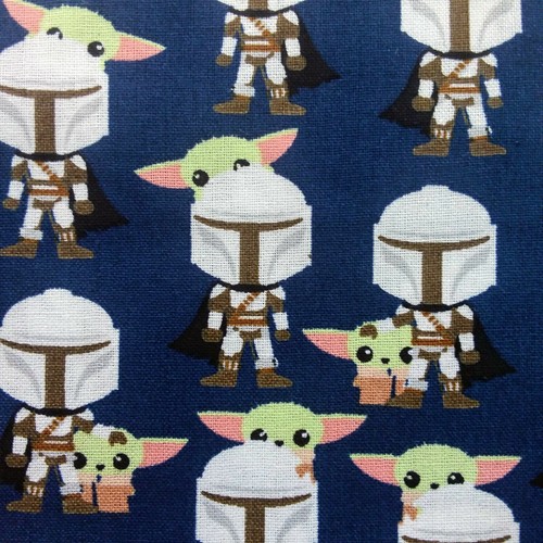Tela de algodón Star Wars Mandalorian Baby Yoda, Djarin con licencia - Imagen 3 de 60
