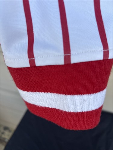 MITCHELL & NESS Men’s San Francisco 49ers Zip Up Sweater Pin Stripe - Picture 6 of 22