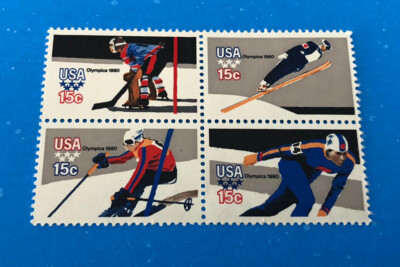VTG - USPS 15 cent 1980 Olympic Stamp | eBay