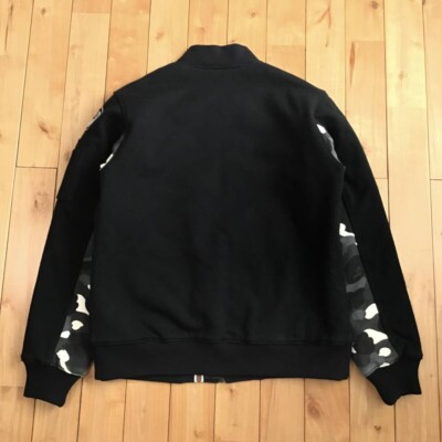 Glow in the dark BAPE MA-1 bomber jacket city camo Black A