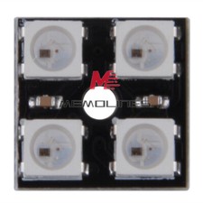 WS2812B 2x2 4-Bit Full Color 5050 RGB LED Lamp Panel Light For Arduino New
