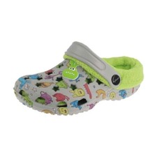 DE FONSECA CROCS INVERNALI DA BAMBINO U716 ANCONA GRIGIO VERDE DAL 30 AL 35