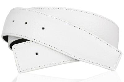 100% Quality H Belt Reversible Leather Strap without Buckle 32mm NEW 31 30