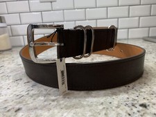 New  195 Sz. 36 Shinola G10 Belt. Deep Brown Leather. 1.5  . Made In USA.