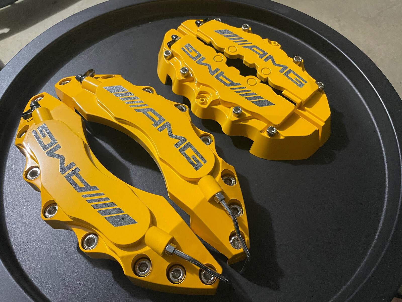 ENGRAVED AMG BRAKE CALIPER COVER For Mercedes G,GLE,GLK,GLA,ML,CLA,C,S