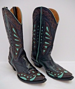 old gringo women's boots turquoise