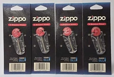Zippo Flint Pack Lot of 4 (6 Genuine Flints Per Pack) NEW Replacement U.S.A