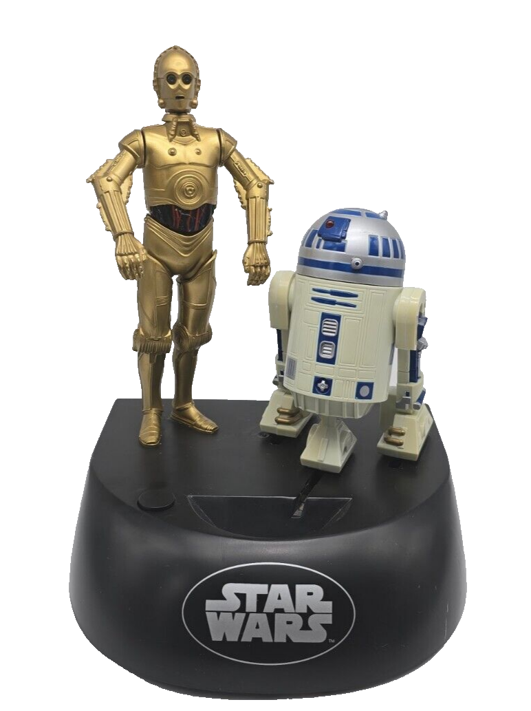 Star Wars Electronic Talking Action Piggy Bank R2-D2 C-3PO Vintage