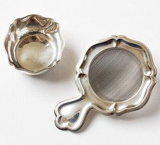 Teesieb mit Sch&auml;lchen 835 Silber 69 g Jakob Grimminger Schw&auml;bisch Gm&uuml;nd