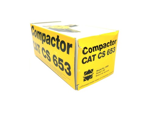 Caterpillar Cat CS-653 Smooth Roller Compactor - Conrad 1:50 Scale Model #2889 - Picture 6 of 6