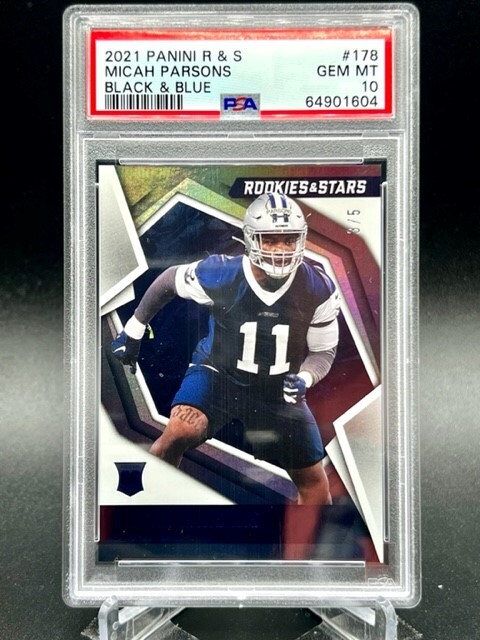 Micah Parsons Panini Rookies & Stars #178 Black & Blue