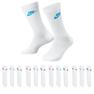 DX5025 Nike 12 Paar Sportsocken Sportswear Everyday Essential CREW Socken Farben