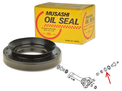 Öldichtring Differential Vorne 40x75x12x21 für Infiniti Nissan Navara Pathfinder