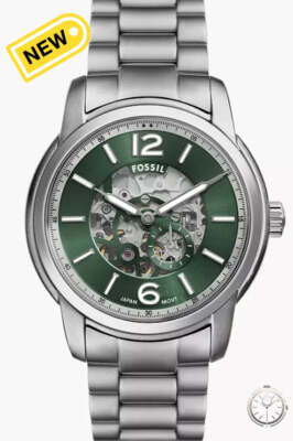 Fossil Heritage ME3262 Uhr - Automatikuhr mit Stahlarmband