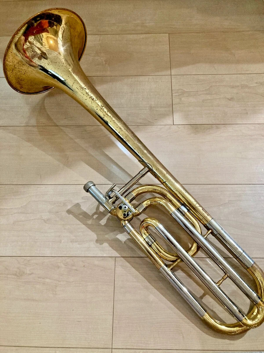 YAMAHA YSL-648 Trombone w/ Case Used From JP: Free Shipping
