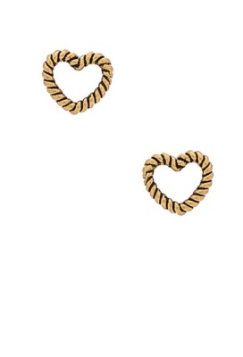 Marc Jacobs Womens Rope Heart Stud Earrings for sale online