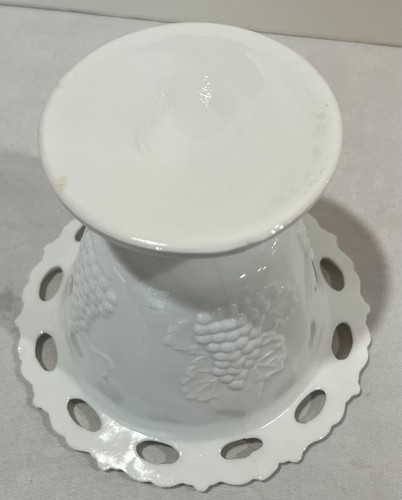Lot Of White Glass & Milk Glass Dishes 7pc Set Vintage - Picture 9 of 24