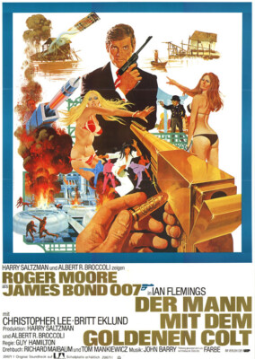 James Bond 007 - Der Mann mit dem goldenen Colt ORIGINAL A1 Kinoplakat R. Moore