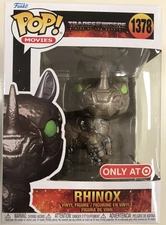 Funko Pop Rhinox #1378 Transformers ROTB Rise Of The Beasts Target New In Hand