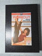 Workout Starring Jane Fonda Beta Video Cassette Not VHS Rare