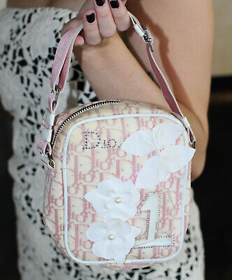 Christian-Dior-Trotter-Canvas-Shoulder-Bag-Pouch-Pink-White –  dct-ep_vintage luxury Store