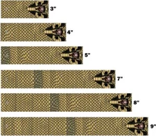 White Water Cobra Snake Arrow Wraps With or With Laminate Armor 15 pc packs