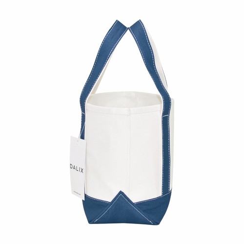 DALIX 14" Small Cute Cotton Canvas Gift Tote Wedding Bag Pink Purple Red Blue - Picture 12 of 43